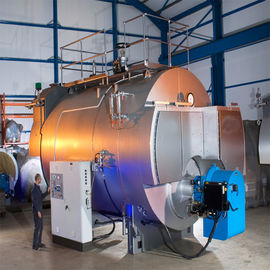 Energy Conservation Diesel Steam Boiler 2t/H Rated Evaporation For Pharmaceutical Industry