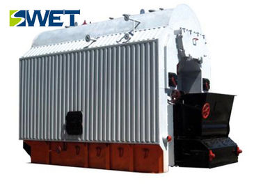 Waste Sawdust Fired Boilers , Automatic Feeding Wood Burning Steam Boiler