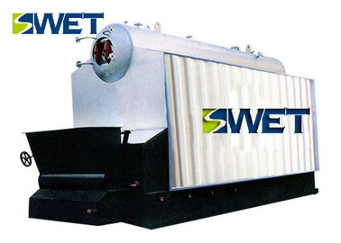 Waste Sawdust Fired Boilers , Automatic Feeding Wood Burning Steam Boiler