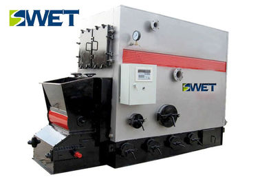 Waste Sawdust Fired Boilers , Automatic Feeding Wood Burning Steam Boiler