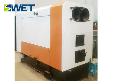 Central Heating Wood Pellet Biomass Boiler , 1000KG Biomass Pellet Steam Boiler