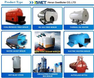 Low pressure 6t waste oil water tube industrial steam boiler for food industry